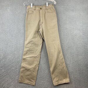 Vintage 70's Pentimento Brittania Denim khaki High Waist Womens Size 11